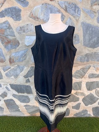 Vestido elegante Junco y Arena con chaqueta