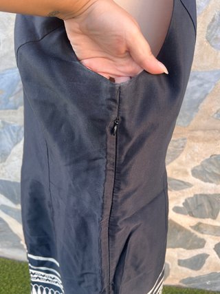 Vestido elegante Junco y Arena con chaqueta