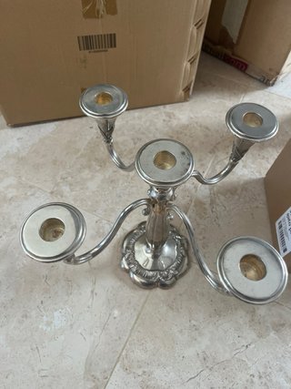 Candelabros y toast rack ingles de los años 30