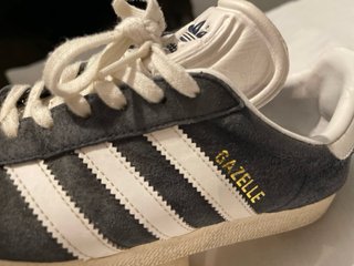 Scarpe Adidas Gazelle blu e bianche
