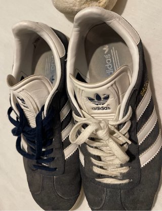 Scarpe Adidas Gazelle blu e bianche