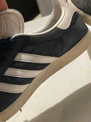 Scarpe Adidas Gazelle blu e bianche