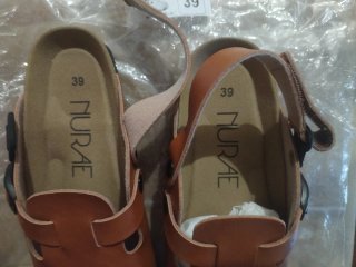 Sandalias Veganas Nurae Marrón Talla 39