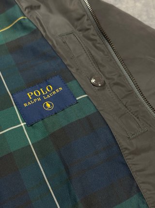 Ralph Lauren L Bomber Track Jacket made in 🇺🇸 USA