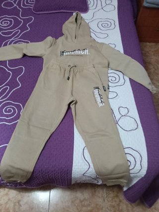 Chándal Hoodrich Beige Talla 12/13 Años