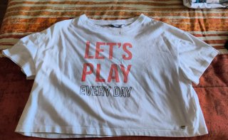 Lote 5 camisetas niña T.13-14 años +Regalo