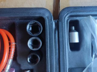 Maletín pistola impacto neumática con accesorios