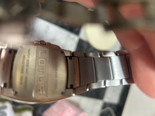 Reloj Lotus Hombre Negro y Plateado