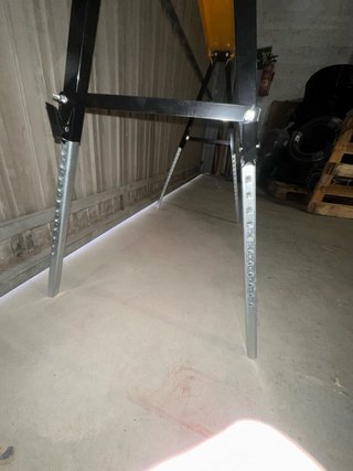 2 Caballetes de Trabajo Plegables y Ajustables
