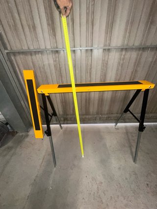 2 Caballetes de Trabajo Plegables y Ajustables