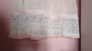 Combinación Vintage Rosa y Blanco
