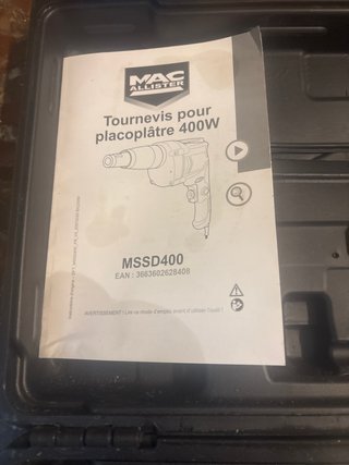 Atornillador Pladur MAC MSSD400 400W