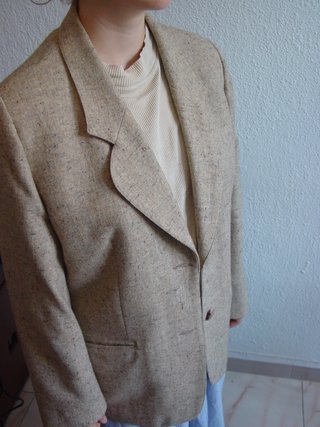 Americana Lana Tweed Carlo Brizio T48 Hecho en ES