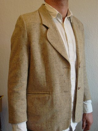 Americana Lana Tweed Carlo Brizio T48 Hecho en ES
