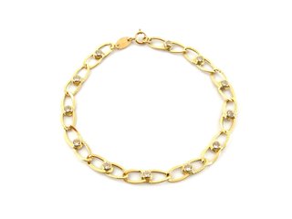 E1813501-31 Pulsera Oro 18k Con Circonita
