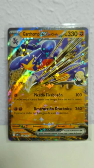 Garchomp EX de Cintia Carta Pokémon
