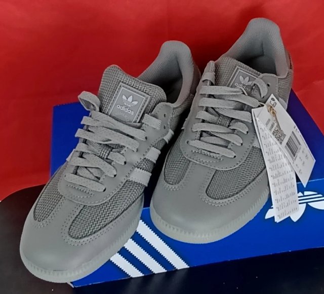 Adidas Samba OG 39 1/3 Gris Unisex