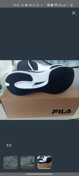 Zapatillas Fila Blancas y Verdes Nuevas
