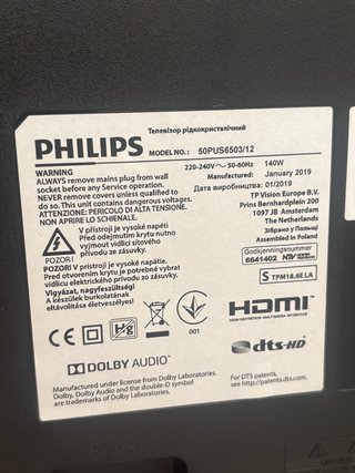 Televisor Philips 50 casi sin uso