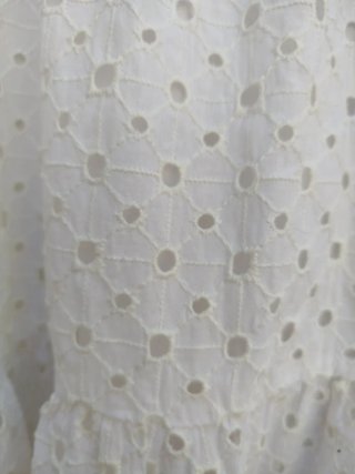 Vestido blanco bordado