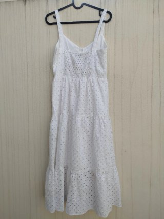 Vestido blanco bordado