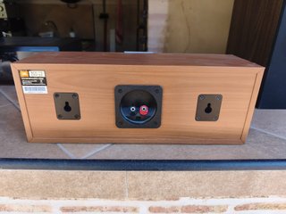 Altavoz Central JBL SCS178 Negro/Marrón