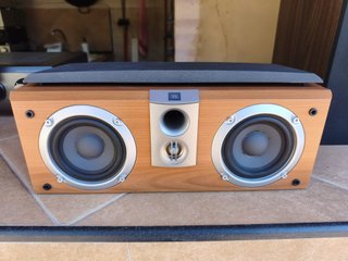 Altavoz Central JBL SCS178 Negro/Marrón