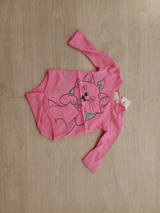 Body bebé niña rosa gatito talla 62cm