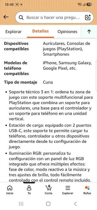 Soporte Carga Lumistand Pro PlayStation nuevo