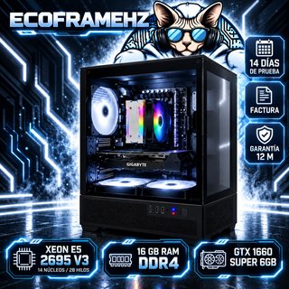 PC Gamer GTX 1660 Super 6GB, 14 Núcleos, Garantía