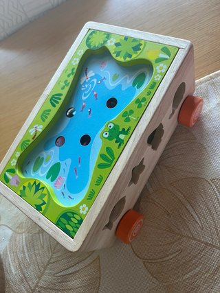 Juguete Montessori Coche Madera Piezas