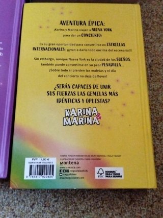 Libros Karina y Marina