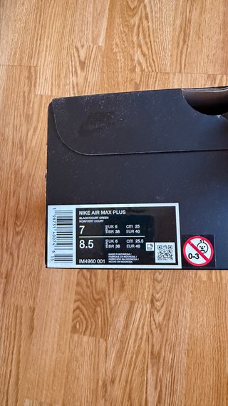 Nike Air Max Plus Homecoming Black