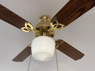 Ventilador de techo con luz