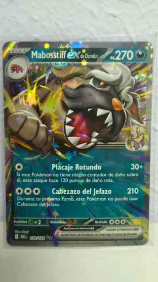 Carta Pokémon Mabosstiff EX 139/182