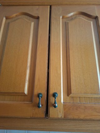 Muebles de cocina madera maciza y encimera