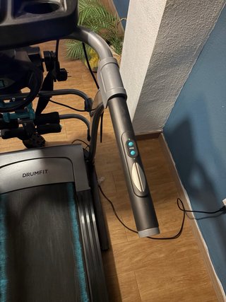 Cinta de correr DrumFit plegable con vibración