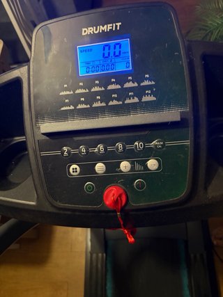 Cinta de correr DrumFit plegable con vibración