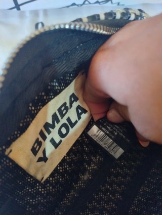 Bolso Bimba y Lola Negro y Blanco