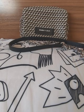 Bolso Bimba y Lola Negro y Blanco