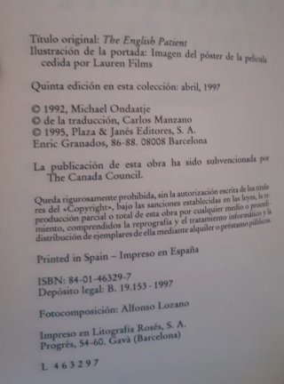 El paciente inglés