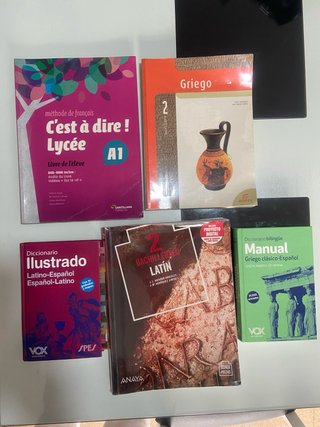 Libros texto 2º bachiller humanidades