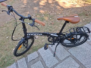 Bicicleta Moma Plegable Light 20 Negra