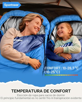 Saco de Dormir Sportneer 3 Estaciones