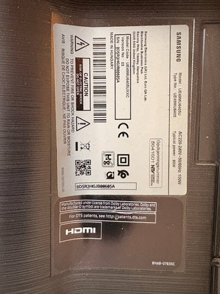 Samsung Smart TV 49” Full HD UE49MU6405