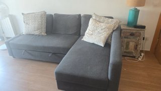 Sofá Cama Friheten Ikea Gris