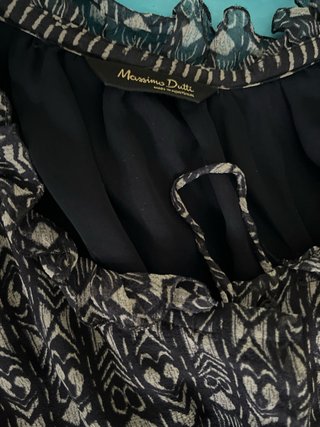 Vestido Massimo Dutti estampado T.36