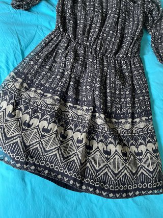 Vestido Massimo Dutti estampado T.36