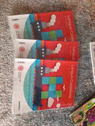 Libros de texto de 3 de primaria.