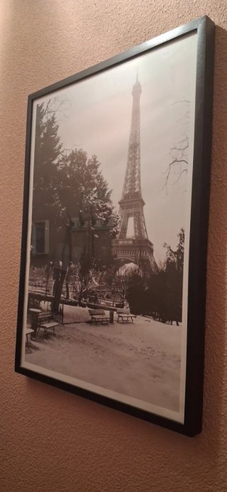 Cuadro Torre Eiffel Invierno